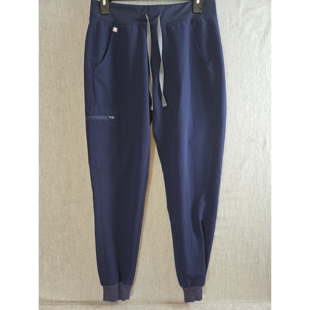 FIGS Technical Collection Zamora Joggers Womens Scrub Pants S Navy Blue